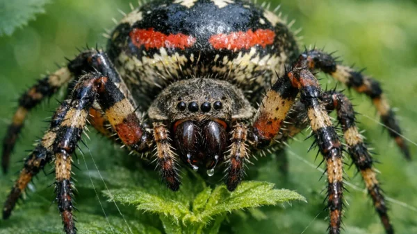 Giftige Spinnen Deutschland in natürlicher Umgebung